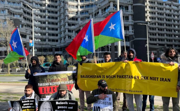  FBM held a protest in front of the Netherlands Parliament