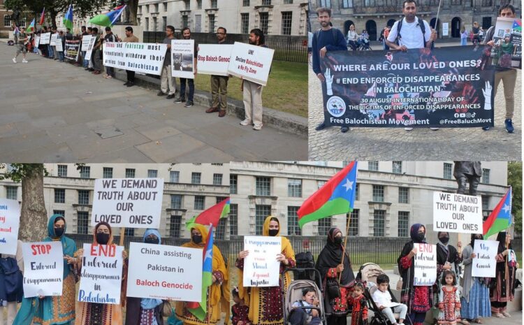  Free Balochistan Movement protests Highlight Enforced Disappearances in Balochistan